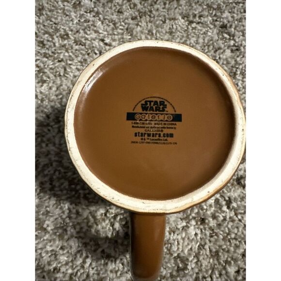 STAR WARS CHEWBACCA CERAMIC COFFEE TEA MUG CUP CHEWIE LUCAS FILMS/ FREE SHIPPING - Picture 3 of 4